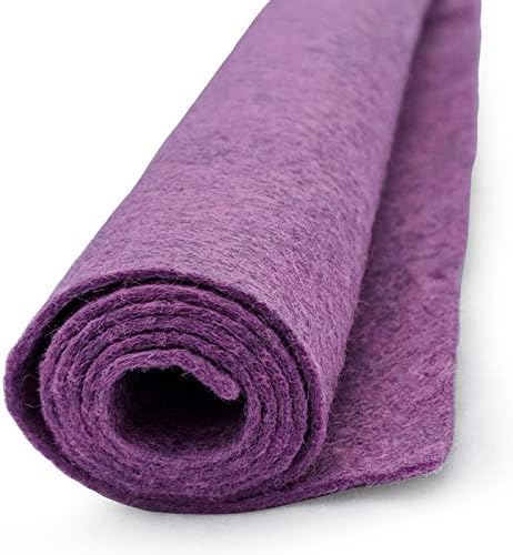 Hydrangea - Purple Lavender - Wool Felt Giant Sheet - 35% Wool Blend - 1 36x36 inch XXL Sheet...