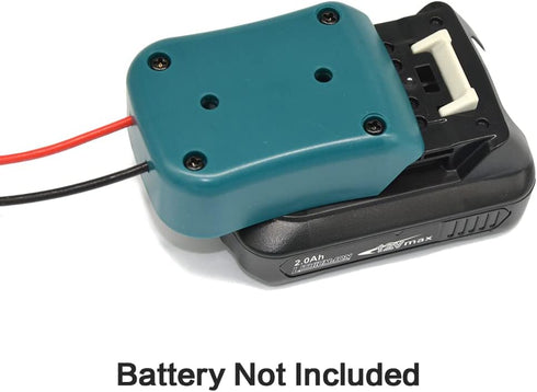 Adapter for Makita Battery 12V MAX,Power Wheels Adapter Dock,Battery Holder Wall Mount,(Battery not Included) 1pcs...