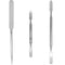 Foundation Spatula, 3pcs Stainless Steel Makeup Spatula Mixing Tool Cosmetic Metal Mixer Tool for Professional Color Nail Art Lab Pigment Blending...