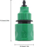 The Lord of the Tools 2PCS Garden Water Hose Quick Connector Micro Irrigation Adapter One Way Adapter Tap Connector Fitting for 8/11mm 4/7mm Pipe ...