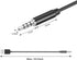 USB to 3.5mm Jack Audio Adapter, Male AUX Audio Jack to USB 2.0 Male Charge Cable Adapter Cord for iPod Shuffle MP3 Player Headphones Speakers and...