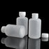 50Pcs 60ml 2oz PE Plastic Empty Small Mouth Graduated Lab Chemical Container Reagent Bottle Sample Sealing Liquid Medicine Bottles...