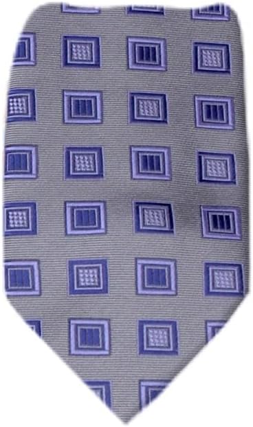 Basilio ZIP-12811 - Men's Pattern pre made Mens Zipper Necktie Tie...