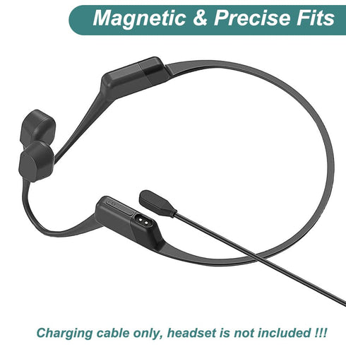 Kissmart Charging Cable for AfterShokz Aeropex AS800, Shokz OpenRun, OpenRun Mini, OpenRun Pro, OpenComm Replacement Shokz Headphone Charger [2Pac...