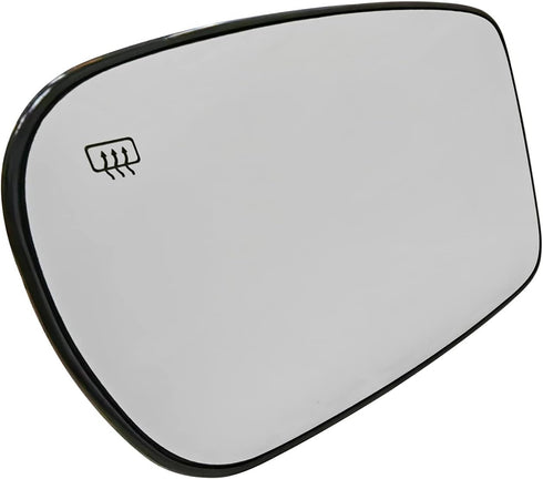 Driver Left Side Heated Mirror Glass Wiht Backing Plate Compatible with Chrysler 200 300,2011-2021 Dodge Charger Replace 68101147AA...