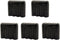 Powertron 5 AA/AAA / CR123A Black Battery Holder Storage Cases...