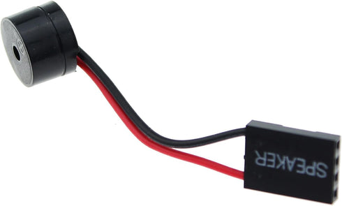 4PCS Computer Case Buzzer Cabinet Speaker PC Internal BIOS Mini Plug Motherboard Small Alarm Speaker with Plug Black...