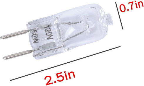 Podoy WB08X10051 WB08X10057 Microwave Oven Light Bulb Compatible with GE Profile (Pack of 2) 130V 50W Halogen Light Bulb Lamp...