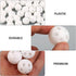 10Pcs White Rattle Balls Inserts Rattle Box Repair Doll Noise Maker Noise Maker Insert Rattle for Animal Puppet Doll,Rattles and Plush Rings...
