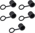 uxcell 5pcs BNC Silicone Protectors Cap Port Cover Anti Dust Black...