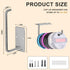 MGahyi Tumbler Lid Organizer, Space Saving Cup Lid Organizer Self-Adhesive or Drilling Tumbler Lid Hook for Kitchen Organizers and Storage(Silver)...
