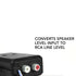 Scosche LOC2SL Line Output Converter Adjustable Amplifier Add On Module for Car Stereo, 2-Channel Signal Sensing Speaker Wire to RCA Adapter with ...