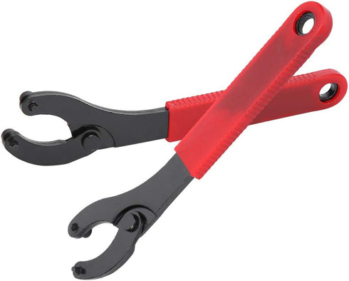 2Pcs Bicycle Center Shaft Removal Tool Eight Character Wrench Mountain Bike Fixed Gear Bottom Bracket Tool Flywheel Locking Ring Character Wrench ...