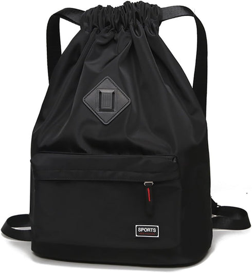 Peicees Waterproof Drawstring Sport Bag Lightweight Sackpack Backpack for Men and Women...