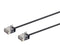 Monoprice Cat6 Ethernet Patch Cable - Snagless, 550MHz, UTP, 32AWG, 0.5 Feet, Black - Micro SlimRun Series...