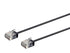 Monoprice Cat6 Ethernet Patch Cable - Snagless, 550MHz, UTP, 32AWG, 0.5 Feet, Black - Micro SlimRun Series...