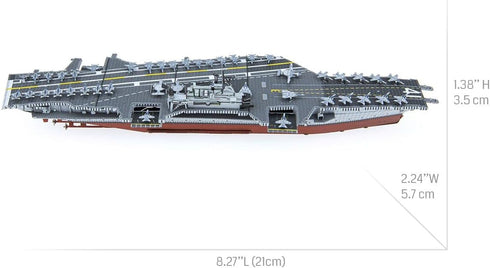 Metal Earth Premium Series USS Midway Aircraft Carrier 3D Metal Model Kit Fascinations...