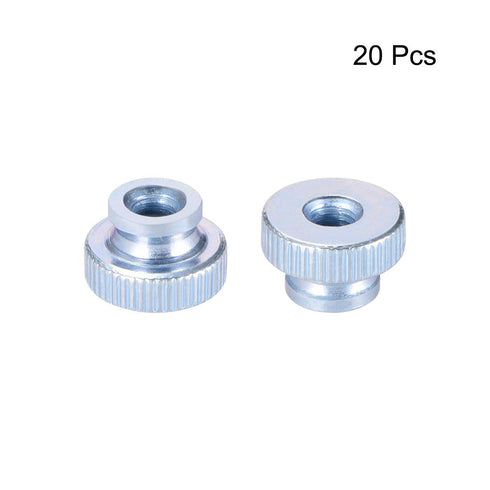 uxcell Knurled Thumb Nuts, 20Pcs M4x0.7mm Iron Round Knobs Fastener for 3D Printer Parts...