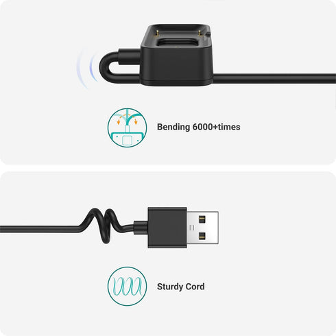 Cuifati for Withings Pulse HR Wristband Charger Cable, MagneticUSB Charging Cable 1M, Pulse HR Smart Wristband Charging Cable Replacement...