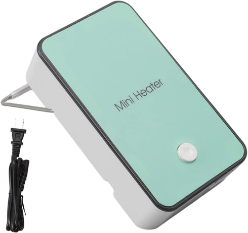 Mini Air Heater, Desktop Heater with Rotatable Bracket Cyan Mute Quick Heating Electric Air Warmer for Home Room Office (US Plug 110V)...