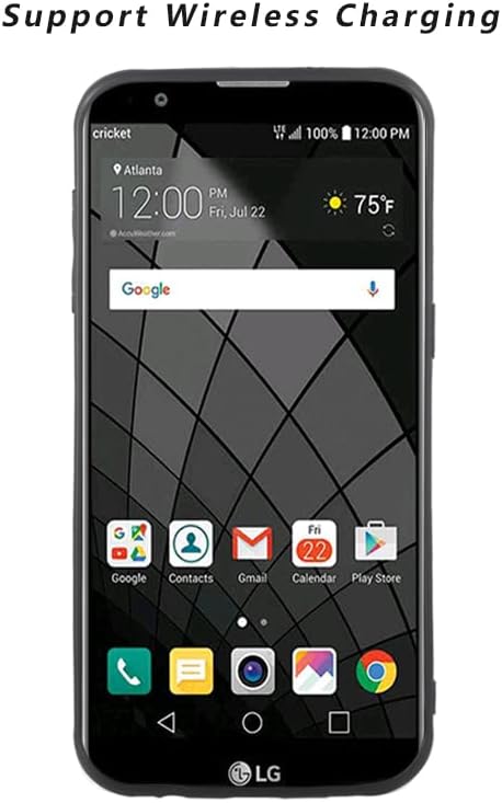 ELISORLI Compatible with LG Stylo 2 2+/Stylus 2 Plus/Stylo2 V 2V Verizon Case Rugged Thin Slim Cell Accessories Anti-Slip Fit Rubber TPU Mobile Ph...
