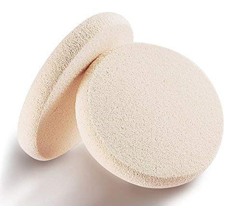 KOOBA 4pcs Round Makeup Sponges Supplement, Beauty Face Primer Compact Powder Puff, Blender Sponge Replacement for Cosmetic Flawless Foundation, S...