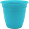 The HC Companies 6 Inch Eclipse Round Planter with Saucer - Indoor Outdoor Plant Pot for Flowers, Vegetables, and Herbs, Teal...