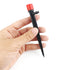 60PCS Drip Emitters for 1/4" Drip Irrigation Tubing, Adjustable 360 Degree Irrigation Drippers on 5" Arrow Stake, Garden Water Flow Spray Heads Pa...