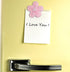 4PCS Flower Fridge Magnets 3D Tulip Plant Refrigerator Magnets for Cabinet Bulletin Board Decoration, Pink Cherry Flower PVC Decorative Refrigerat...