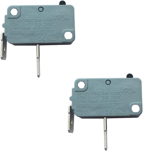 LONYE WD21X10224 Dishwasher Door Interlock Switch Replacement for GE Hotpoint Dishwasher MQS-216 1168295 AP3872949 PS1021382(Normally Open)(Pack of 2)