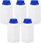34oz Plastic Lab Chemical Reagent Bottles, Square Sample Storage Container, Plastic Chemical Container Bottle with Anti-theft Cap, Wide Mouth Samp...