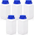 34oz Plastic Lab Chemical Reagent Bottles, Square Sample Storage Container, Plastic Chemical Container Bottle with Anti-theft Cap, Wide Mouth Samp...