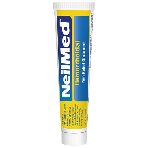 NeilMed Hemorrhoid Pain Relief Ointment, Hemorrhoid Treatment, Pain Relief, Relieves Burning, Itching and Discomfort, 2 oz....