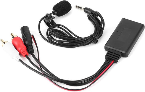 Bluetooth AUX Module 2 Cable Adapter with Hands- Microphone 12V...