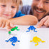 10 Pcs Multicolor ABS Jumping Frog , Frog Action Colorful Bounce Fidget , Creative Stress Reliever Educational ,Small in Size and Light in Weight,...