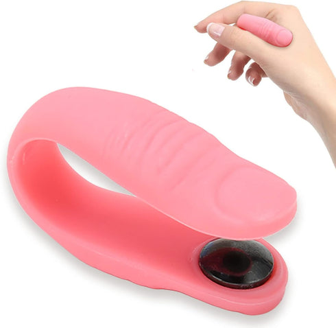 GLOGLOW 2Pcs Mouth Clips, Wearable Acupressure Hand Clip Small Plastic Meridian Massage Clip for Headache Pain Relief...