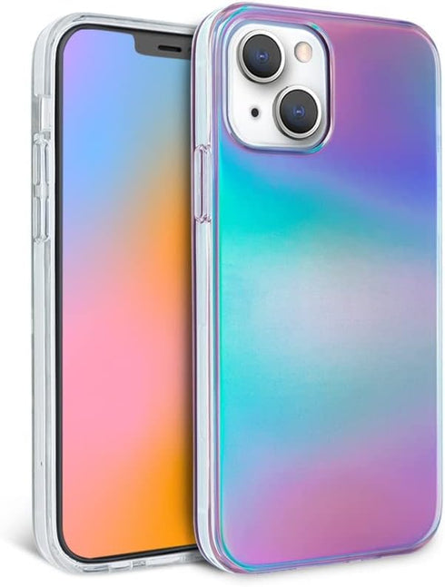 FELONY CASE - iPhone 13 Mini Case - Stylish Aura Holographic iPhone Case - Wireless Charging Compatible - Anti-Scratch, 360° Shockproof Protective...