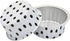 KEISEN 5oz 3 2/5" Set of 24 Disposable Aluminum Foil Cups 125ml for Muffin Cupcake Baking Bake Utility Ramekin Cup (Spot)...