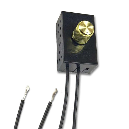 Lights Switch Dimmer Rotary 300W 120VAC for ZE-03A Zing Ear Incandescent Home Table Lamps Control Repair Kits Replacement Tools Brass Knob Durable...