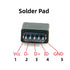 chenyang 50 Pack Micro USB DIY Connector Micro USB Type B 5Pin Female Socket Port Repair Replacement Solder Adapter with PCB Board...