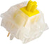 Gateron KS-3X1 Pro V2 Milky Yellow Pre-lubed Switches 5-Pin Linear Switches Compatible with All MX Mechanical Keyboard Game Keyboard Switches(72PC...