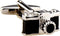 Camera SLR Pair of Cufflinks in a Presentation Gift Box & Polishing Cloth...