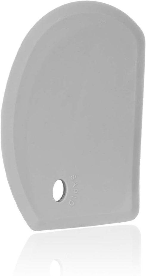 Sapid Flexible Curved Edge Silicone Bowl Scraper(5.98"x4.3"), Food Grade Dough Scraper for Baking Sourdough Bread, Cake, Multipurpose Kitchen Dish...