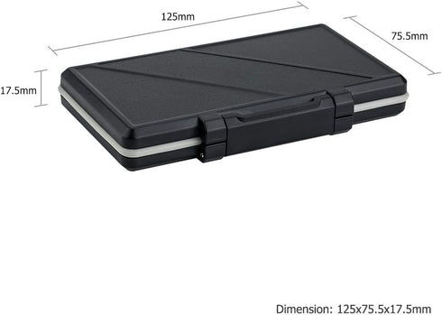 36 Slots Memory Card Case Holder Water-Resistant Keeper Wallet for 12 SD SDHC SDXC + 24 TF MSD MicroSD MicroSDHC MicroSDXC Memory Cards Storage Or...