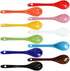 10 Color Porcelain Egg Spoons Ceramic Spoons 5 inch Coffee Dessert Yogurt Tea Milky Tea...