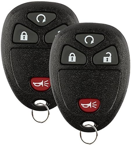 Replacement Keyless Entry Remote Key Fob Car Compatible with OUC60270, 15913421 (2 Pack)...