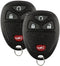Replacement Keyless Entry Remote Key Fob Car Compatible with OUC60270, 15913421 (2 Pack)...