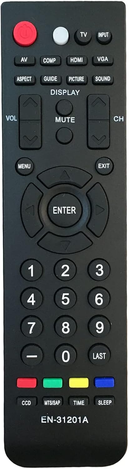 TV Remote Control Replacement for Older Emerson EN-31201A EN-31201EM Nexus EN-31201N...