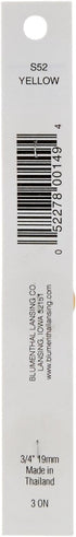 Slimline Buttons Series 1-Yellow 4-Hole 3/4-inch diameter...