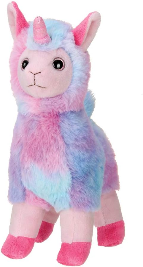 Bearington Luna Llamacorn The Rainbow Llama Plush, 10 Inch Llama Stuffed Animal...